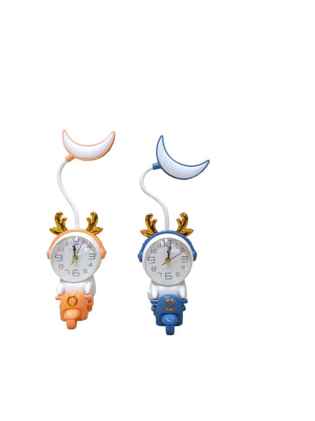 CUTE ALARM CLOCK LAMP USB CHARGING SMALL LIGHT NO 3412A