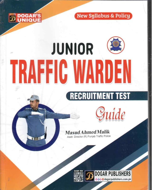 DOGAR UNIQUE JUNIOR TRAFFIC WARDEN RECRUITMENT TEST GUIDE