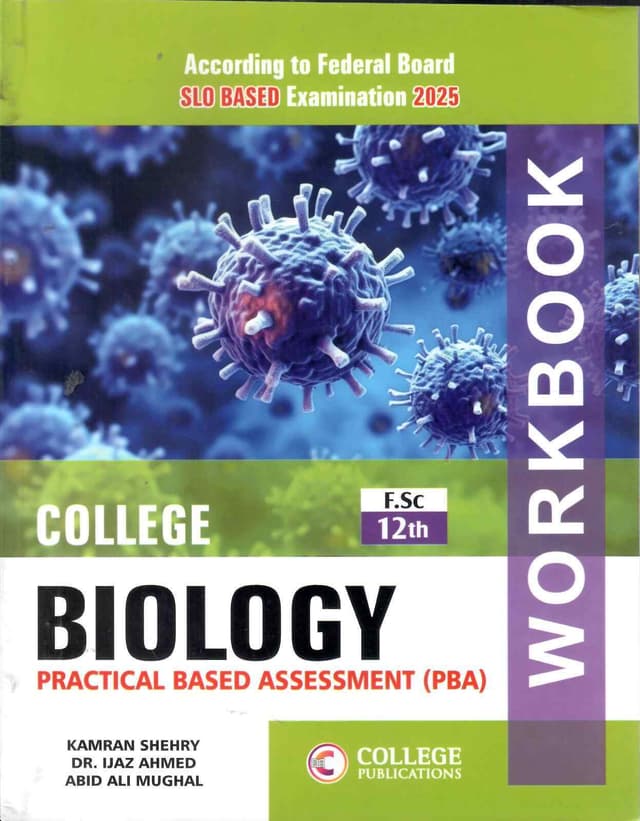 COLLEGE PC BIOLOGY WORKBOOK 12 FB