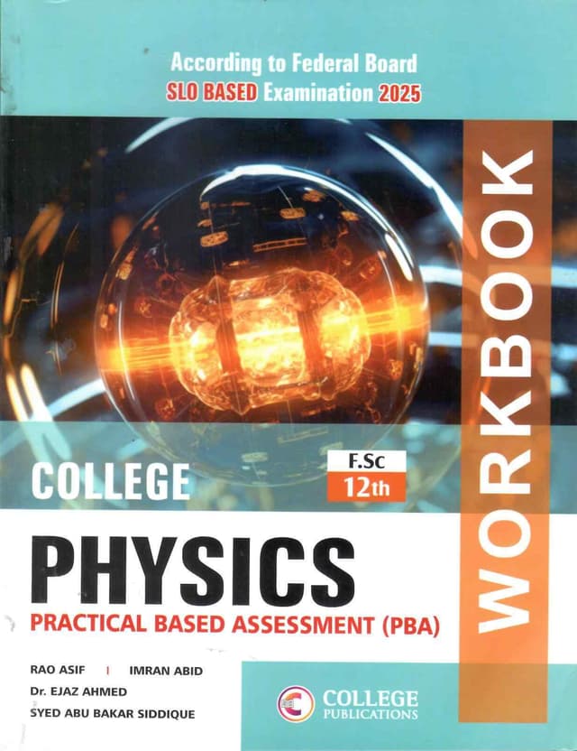 COLLEGE PC PHYSICS WORKBOOK 12 FB