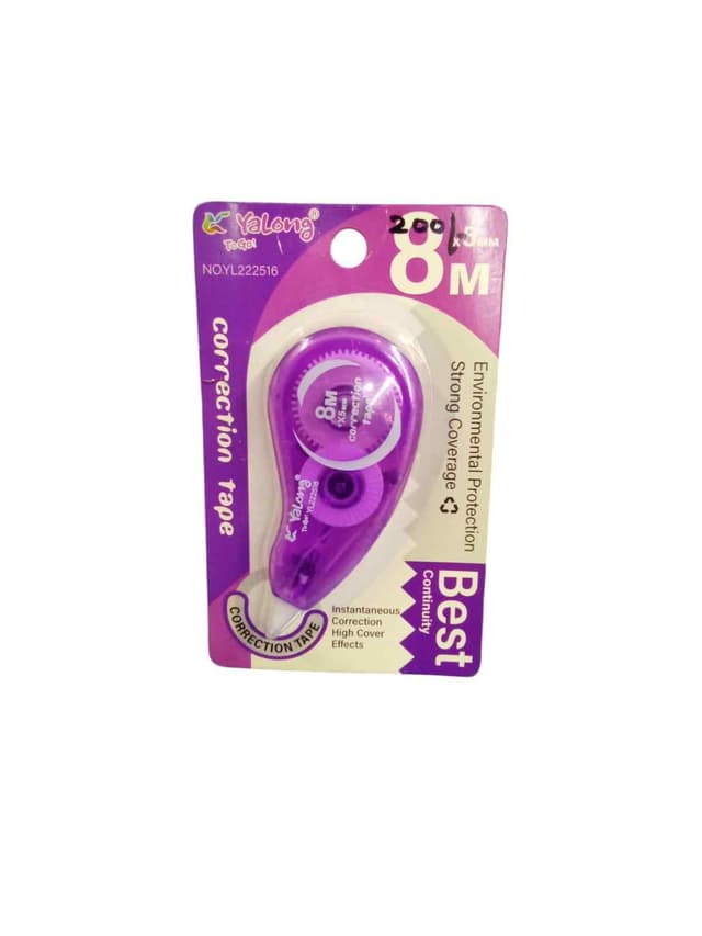 YALONG CORRECTION TAPE 8MX5MM BEST CONTINUITY NO YL222516