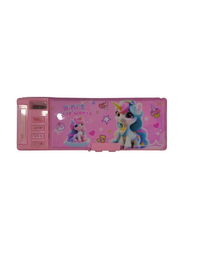 MAGNETIC PENCIL BOX DOUBLE SIDED MIX CARTOON CHARACTER NO ZL 585 1