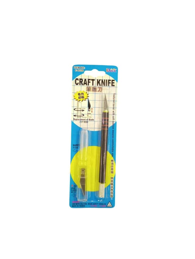 CRAFT KNIFE WITH 5 PCS BLADES NO C612S