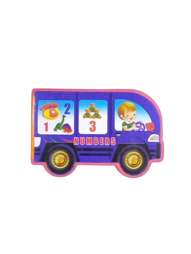 LEARNING BOOK FOAMIC BUS SHAPE NO YE 800