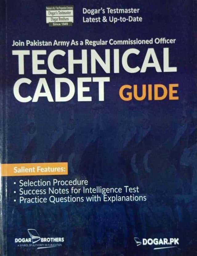 DOGAR BRO TECHNICAL CADET GUIDE