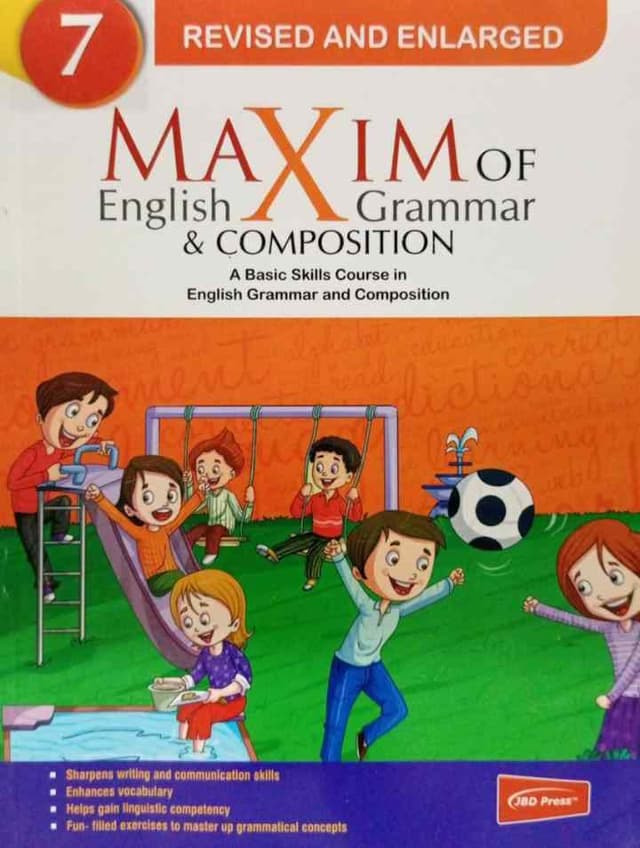 JBD MAXIM OF ENGLISH GRAMMAR & COMPOSITION BOOK 7