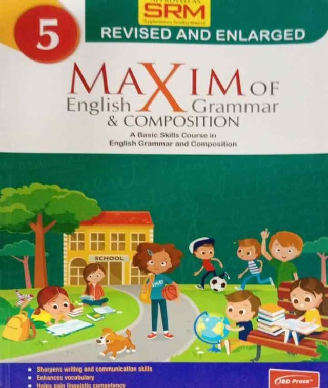 JBD MAXIM OF ENGLISH GRAMMAR & COMPOSITION BOOK 5
