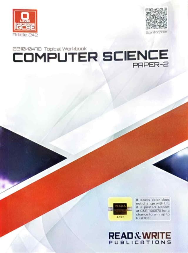 ARTICLE 242 COMPUTER SCIENCE TOPICAL PAPER 2