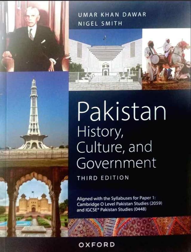 OXFORD PAKISTAN HISTORY CULTURE AND GOVERNMENT
