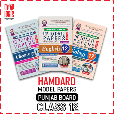 Hamdard Scholar Up-TO Date Model Paper Class 12 Punjab Board