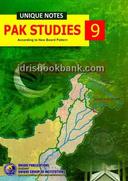 UNIQUE NOTES PAKISTAN STUDIES 9