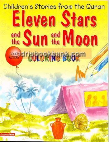 ELEVEN STARS AND THE SUN AND THE MOOM COLOURING BOOKK