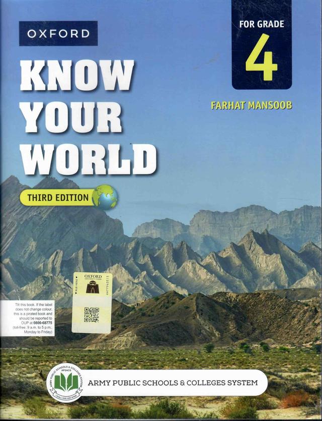 OXFORD KNOW YOUR WORLD BOOK 4