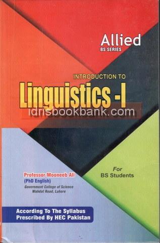 ALLIED INTRODUCTION TO LINGUISTICS 1 FOR BS