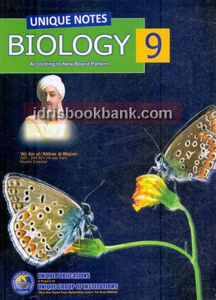 UNIQUE NOTES BIOLOGY 9