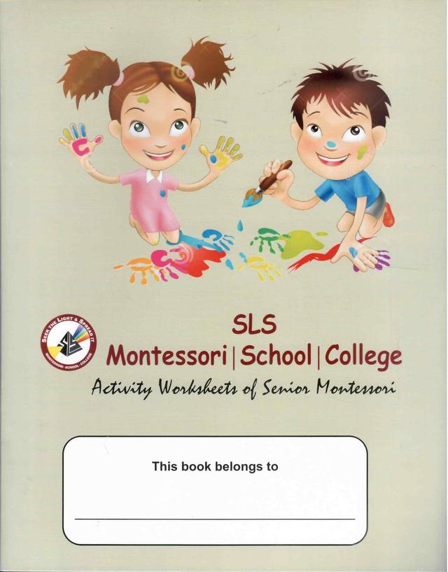 SLS ACTIVITY BOOK SENIOR MONTESSORI
