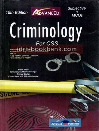 ADVANCED CRIMINOLOGY SUB MCQS FOR CSS 14E